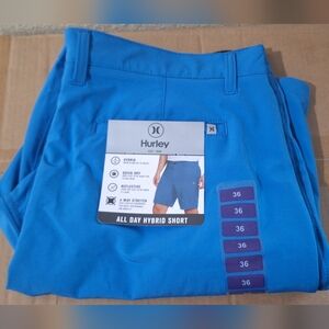 Hurley Men's Vibrant Blue Hybrid Shorts